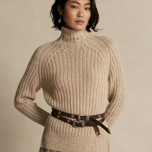 RALPH LAUREN - Wełniany sweter z golfem