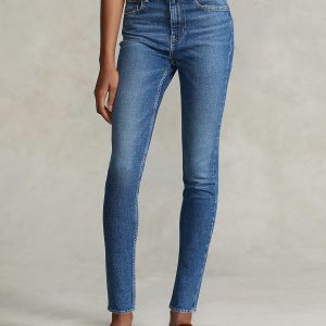 RALPH LAUREN - Spodnie jeansowe Tompkins Skinny