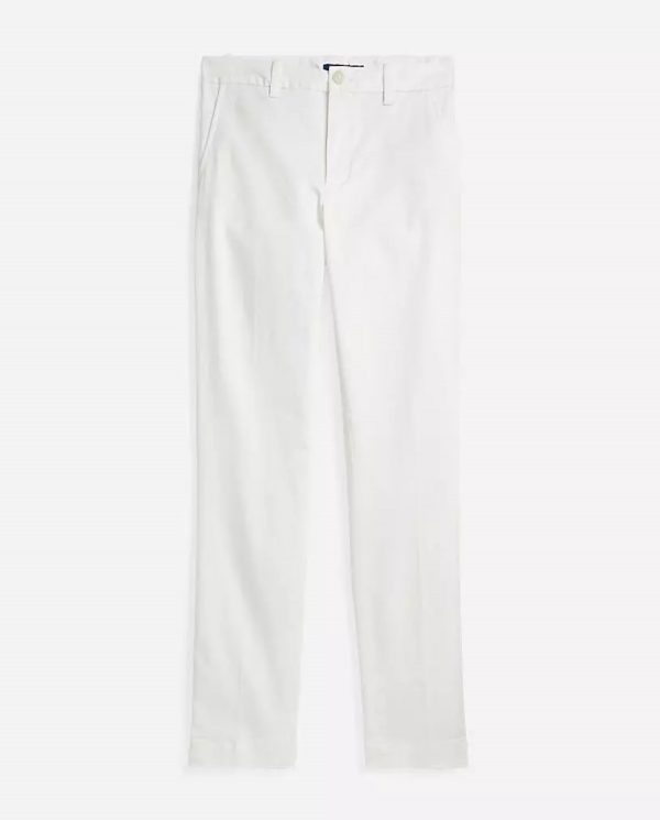 RALPH LAUREN - Białe spodnie chino Slim