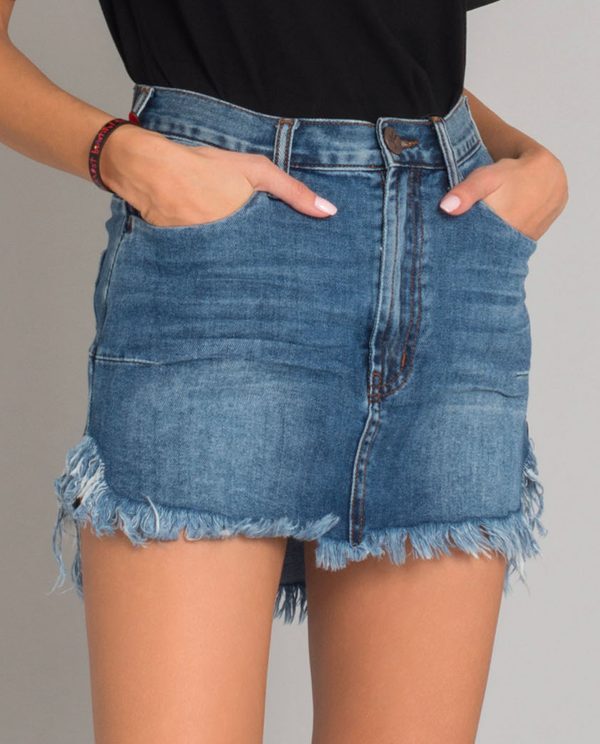 ONETEASPOON - Jeansowa spódnica mini