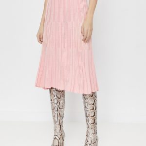 KENZO - Różowa plisowana spódnica