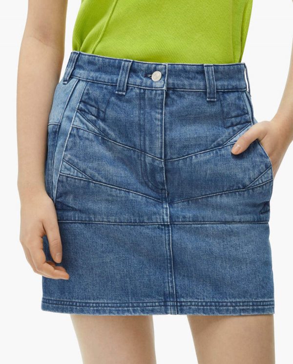 KENZO - Jeansowa spódnica mini