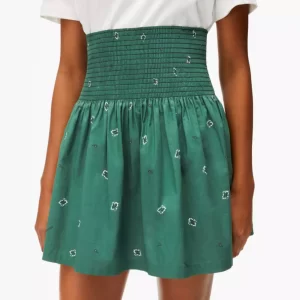 KENZO - Zielona rozkloszowana spódnica