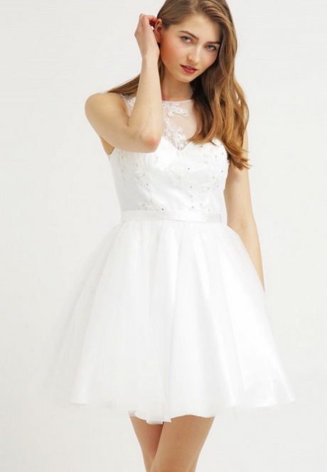 biała krótka sukienka