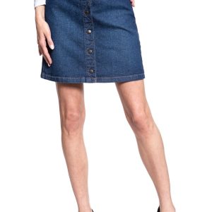 SPÓDNICA JEANSOWA LEE A LINE SKIRT DARK GARNER L38NDJUV