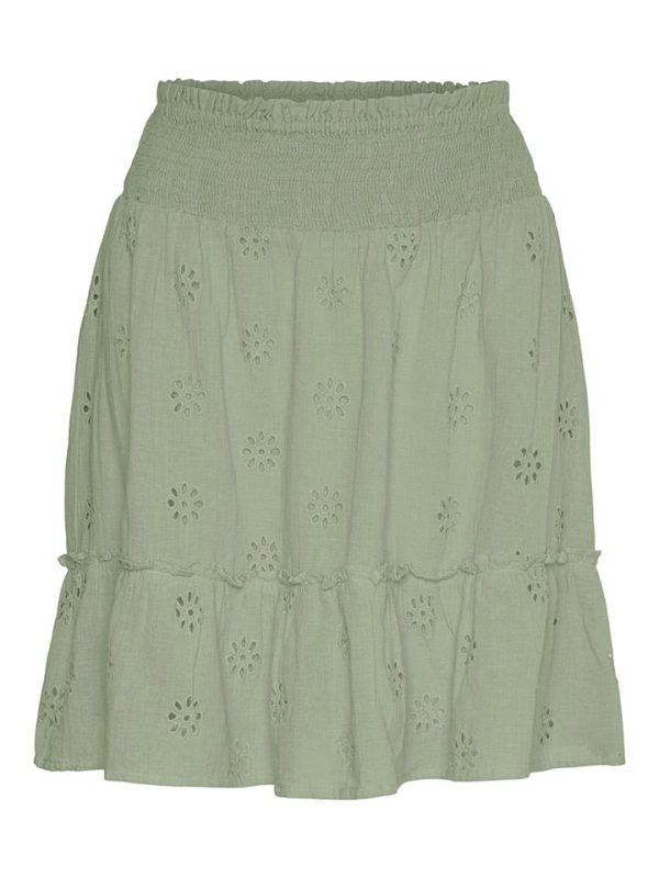 Vero Moda Spódnica "Maja" w kolorze zielonym rozmiar: M