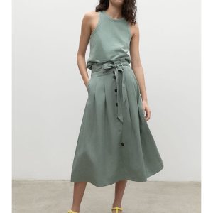 Ecoalf Spódnica w kolorze khaki rozmiar: 42