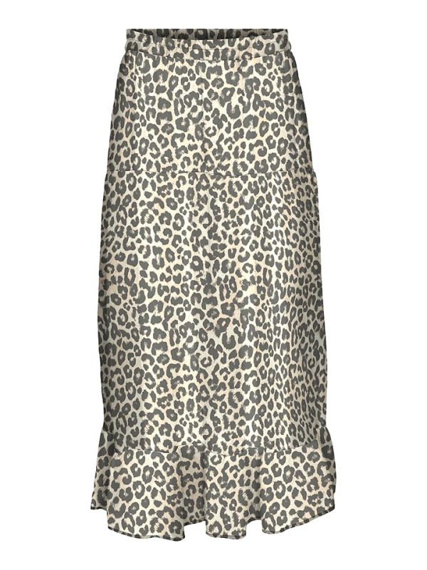 Vero Moda Spódnica "Milla" w kolorze szaro-kremowym rozmiar: M