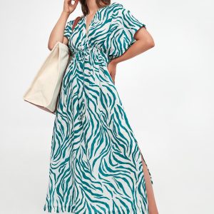 Sukienka we wzory Dorotea MAX MARA BEACHWEAR