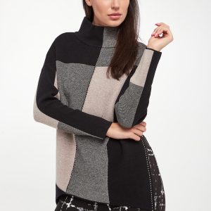 Sweter damski z golfem JOSEPH RIBKOFF