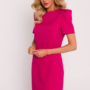 Elegancka sukienka mini fuksja