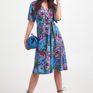 Sukienka w kwiaty Dizzy WEEKEND MAX MARA