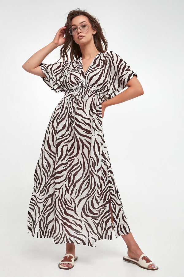 Sukienka we wzory Dorotea MAX MARA BEACHWEAR