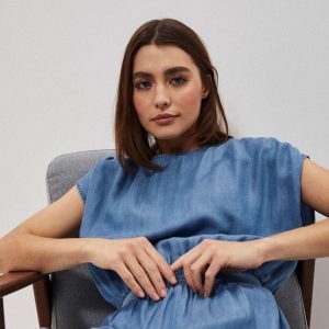 Letnia sukienka lyocell