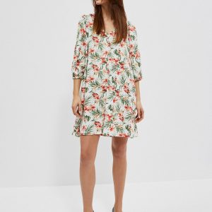 Sukienka mini w kwiaty
