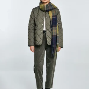 Kurtka damska bomber pikowana khaki Arona 303