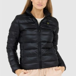 BLAUER Czarna puchowa kurtka damska Lillie