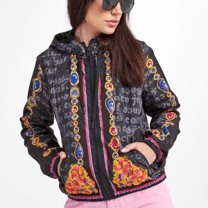 Kurtka damska z kapturem VERSACE JEANS COUTURE