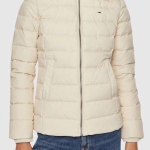 TOMMY JEANS Beżowa kurtka damska z kapturem