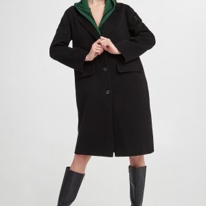 Płaszcz damski z kapturem ERMANNO FIRENZE