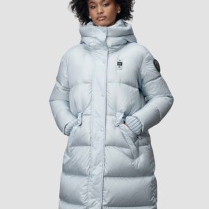BLAUER Błękitny damski płaszcz Lena Raincoat Long Jackets