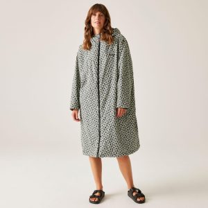 Damski płaszcz turystyczny plażowy wodoodporny Orla Kiely