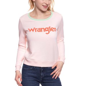 DAMSKI SWETER WRANGLER RETRO KABEL SWT ROSEWATER W602RHYLF 112130380