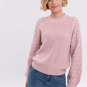 Różowy sweter S-LUCA