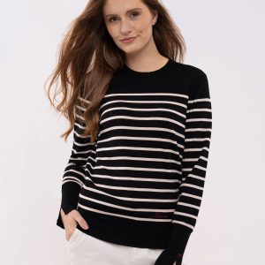 Sweter w paski S-KOMI