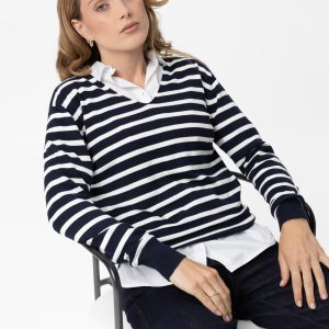 Sweter w paski S-TOLA