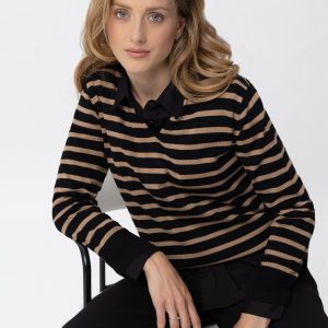 Sweter w paski S-TOLA