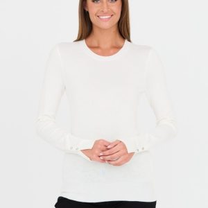 GUESS Beżowy damski cienki sweter