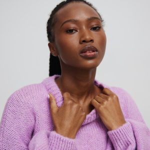 Sweter oversize z bufiastymi rękawami LILA DREAM - RIVERO-UNI