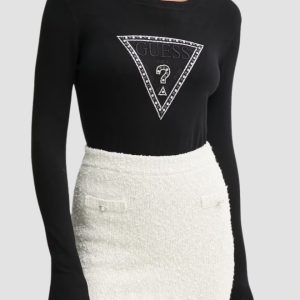 GUESS Czarny damski sweter Ivory