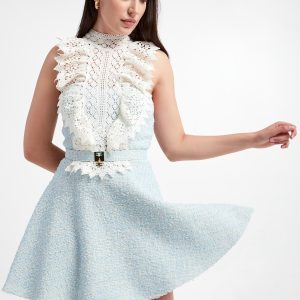 Sukienka tweedowa ELISABETTA FRANCHI