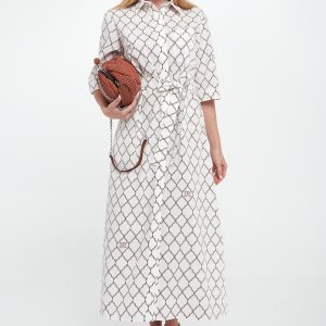 Sukienka midi Daniel MAX MARA BEACHWEAR